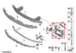 23-25 BMW 430i xDrive Front Bumper Left Side Reinforcement Support Mount Bracket - Alshned Auto Parts