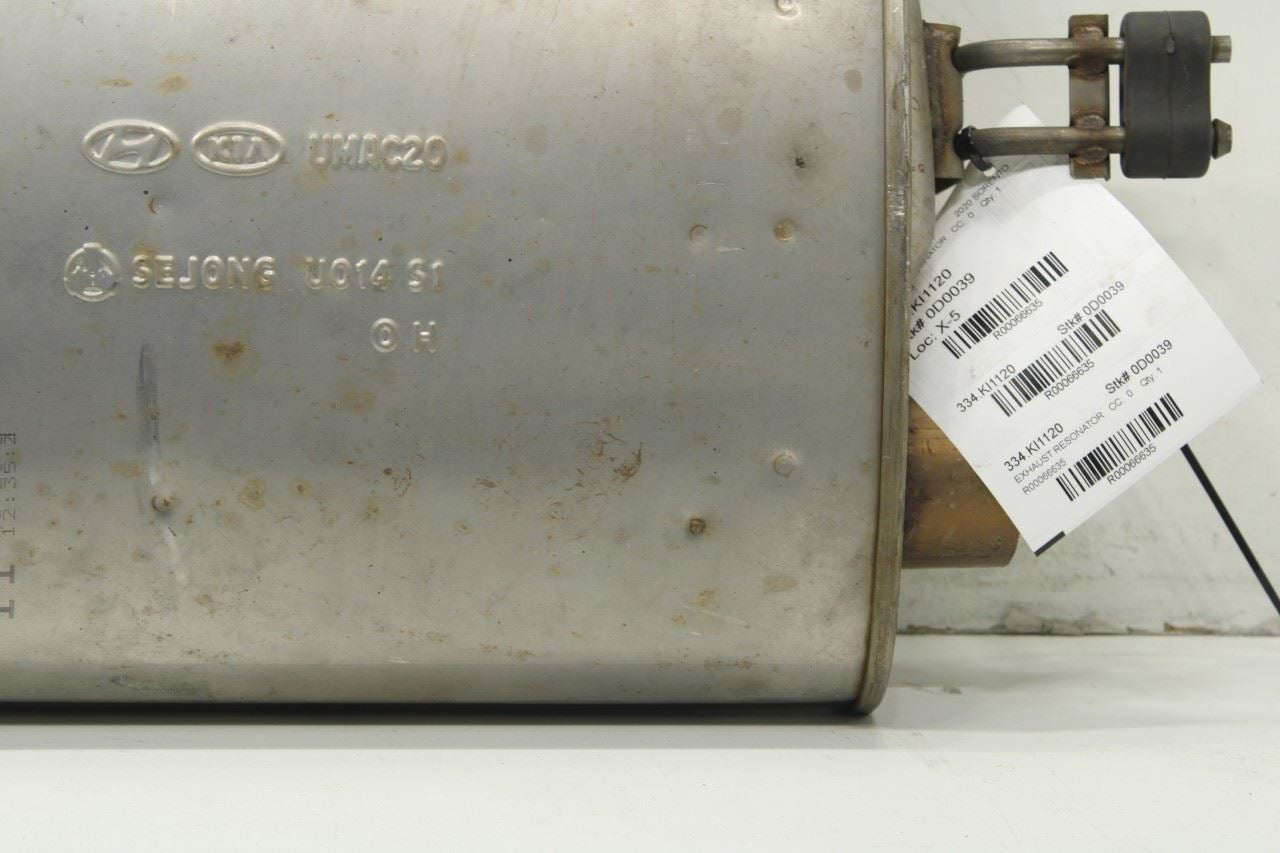 2019-2020 Kia Sorento LX 3.3L FWD Exhaust System Center Muffler 28650-C6110 OEM - Alshned Auto Parts