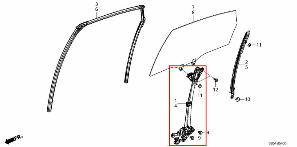 2023-2026 Acura Integra A-Spec Rear Right Side Door Window Regulator w/ Motor - Alshned Auto Parts