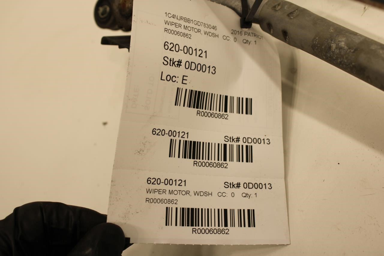 07-17 Jeep Patriot FR Windshield Wiper Transmission Linkage w/ Motor 4879432AH - Alshned Auto Parts