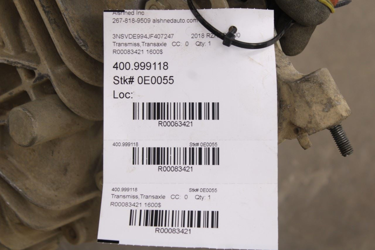 2017-2019 Polaris RZR XP 1000 999cc CVT Automatic Transmission Gearcase 1333694 11