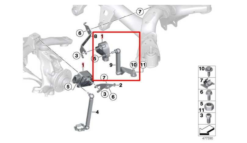 15-16 BMW 435i Gran Coupe Rear LH Headlight Height Level Sensor 37146870000 OEM - Alshned Auto Parts