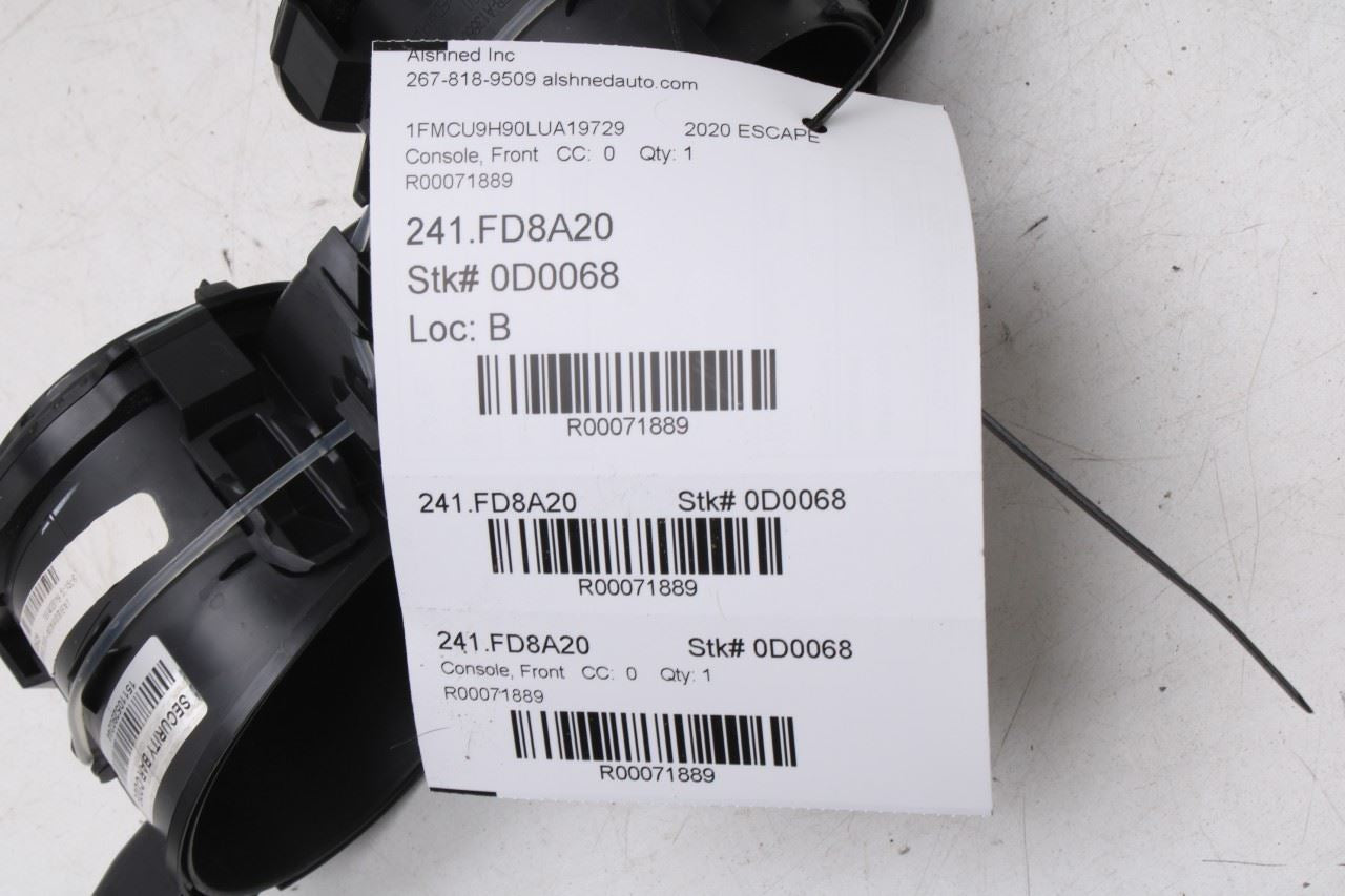20-21 Ford Escape SEL Front Center Console Cup Holder JX7B-A13560-F OEM - Alshned Auto Parts