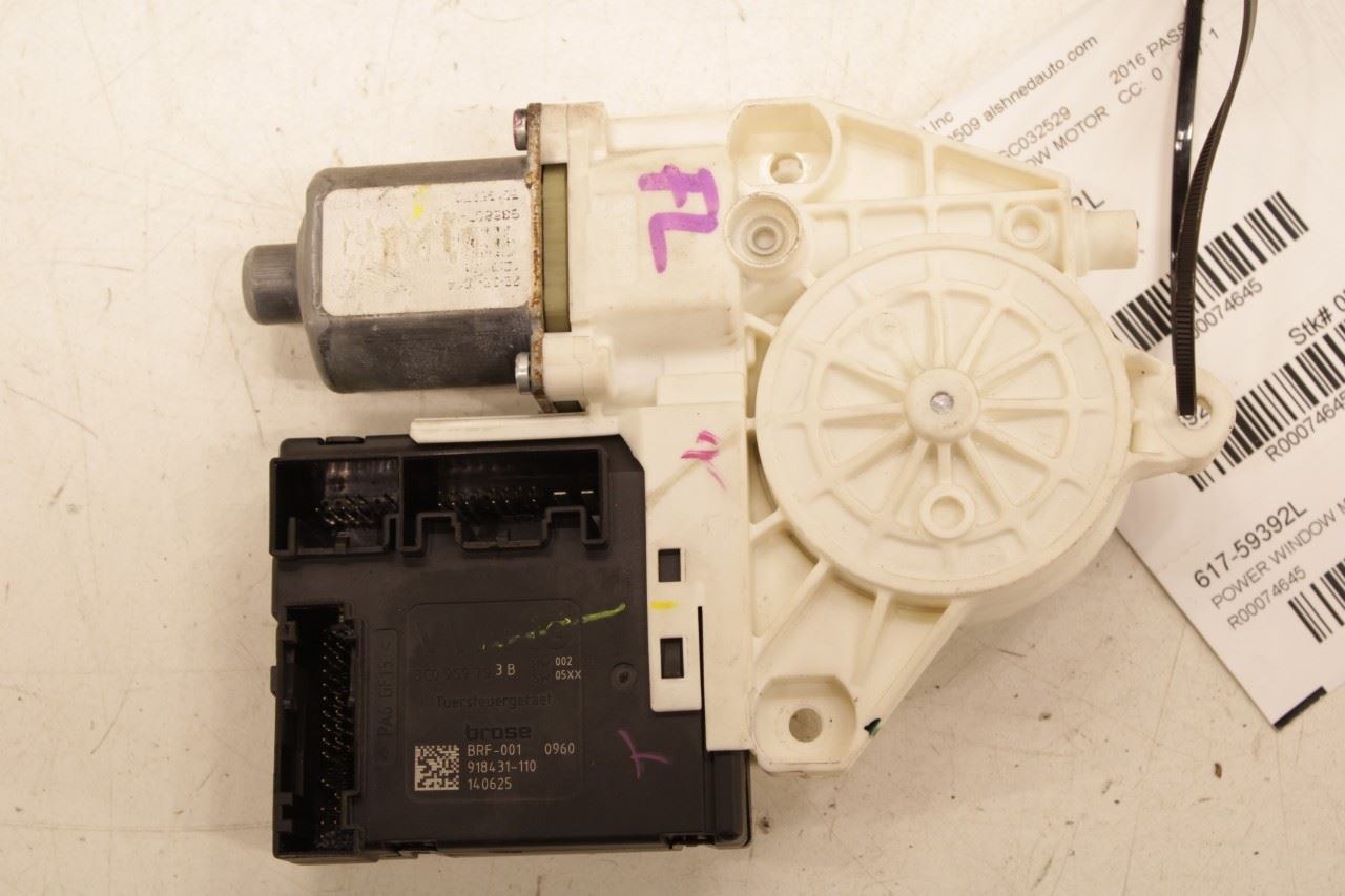 2012-2019 Volkswagen Passat SE Front Left Door Power Window Motor 3C0959793B OEM - Alshned Auto Parts