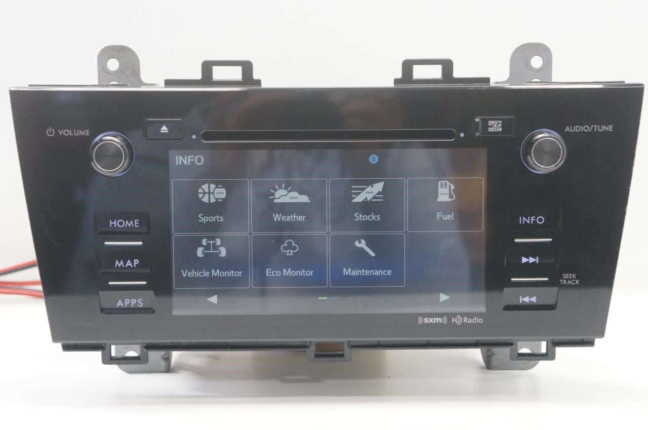 2017 Subaru Legacy Fujitsu Navi Radio Faceplate Control w/ Receiver and Display - Alshned Auto Parts