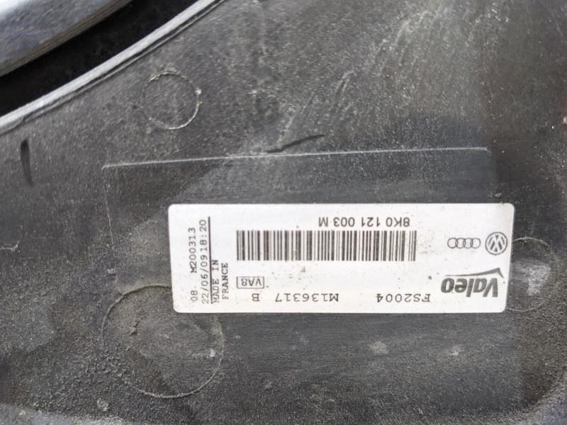 2009-16 Audi A4 2.0L Dual Radiator Cooling Fan Motor Assembly 8K0-121-003-M OEM - Alshned Auto Parts