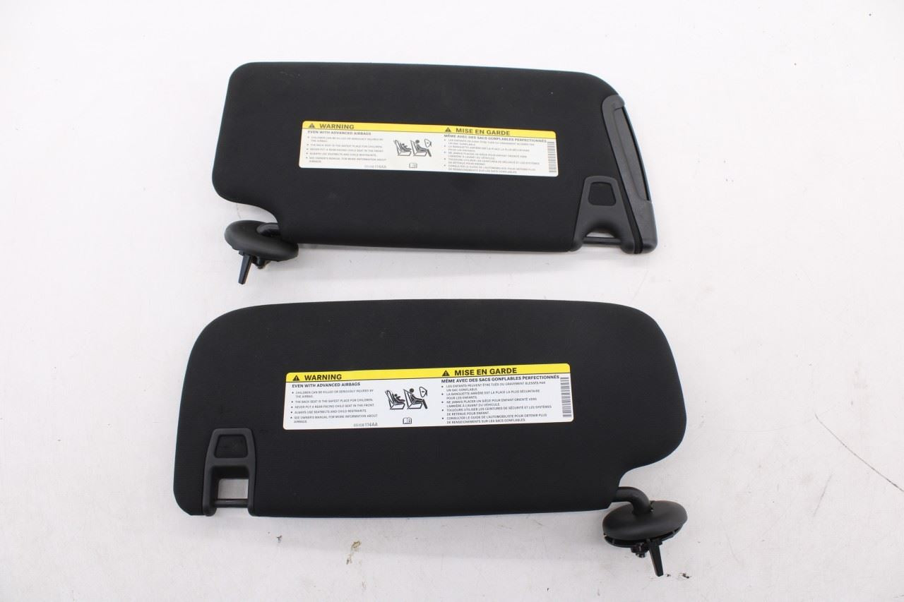 14-25 Dodge Durango SXT Front Right and Left Side Sun Visor Set w/ Mirror *ReaD*8
