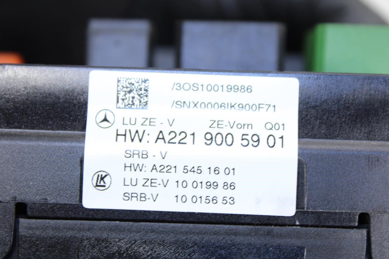 07-10 Mercedes-Benz S550 Under Hood Fuse Relay Junction Box w/ SAM 221-545-16-01 - Alshned Auto Parts