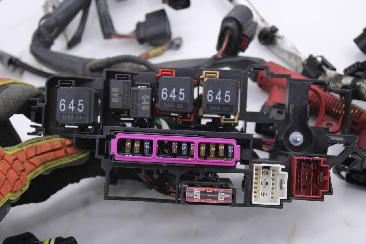 2013-16 Audi S4 Premium Plus 3.0L AT Engine Wire Harness 8K1971072NT OEM *ReaD*14