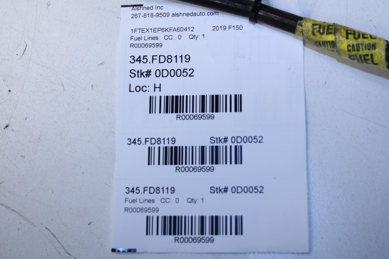15-20 Ford F150 XL Super Cab 2.7L 4WD Fuel Vapor Evaporator Separator Tube Hose - Alshned Auto Parts