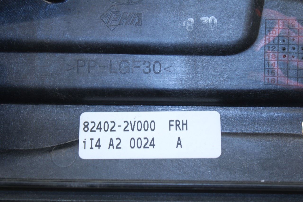 11-17 Hyundai Veloster Base Front RH Door Window Regulator w/ Motor 82402-2V000 - Alshned Auto Parts