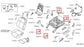 2014-20 Infiniti QX60 3.5L Front Seat Driver Left Side Track Cover Trim Set of 4 - Alshned Auto Parts