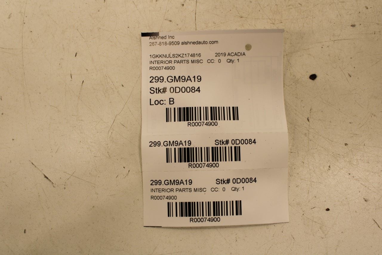 17-23 GMC Acadia SLT-1 Roof Headliner Overhead Air Vent Grille Set of 4 84667460 - Alshned Auto Parts