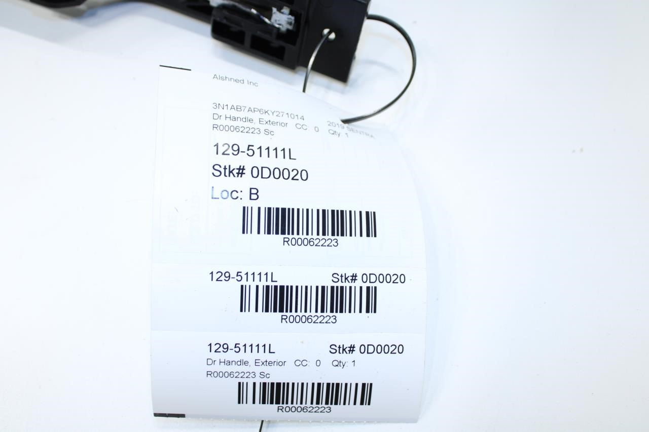 2013-2019 Nissan Sentra SV Rear Left Side Door Exterior Handle 82640-9N00A OEM - Alshned Auto Parts