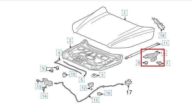 2017-2023 GMC Acadia SLT-1 Front Right and Left Hood Hinge w/ Bolts 23100631 OEM - Alshned Auto Parts