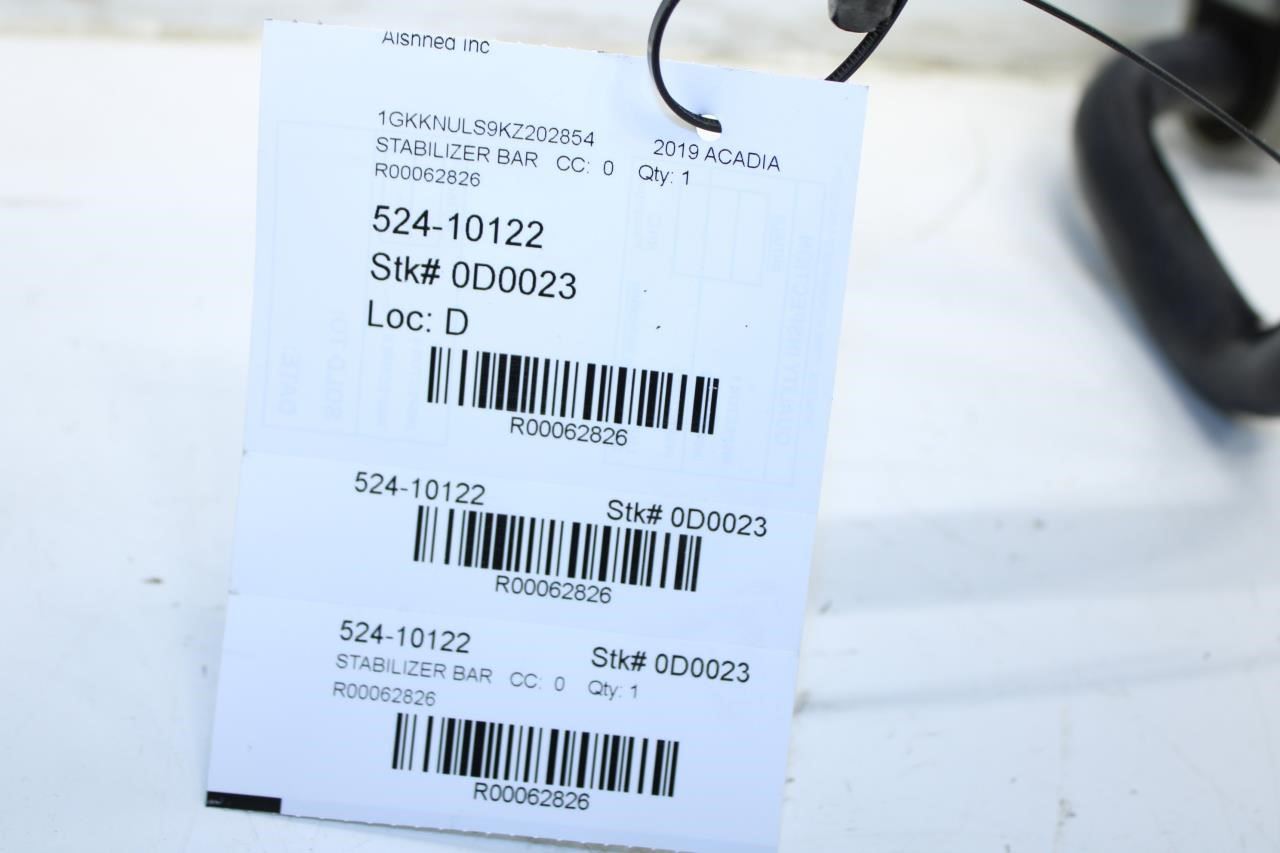 17-23 GMC Acadia SLT-1 3.6L AWD Front Stabilizer Sway Anti-Roll Bar 84293442 OEM - Alshned Auto Parts