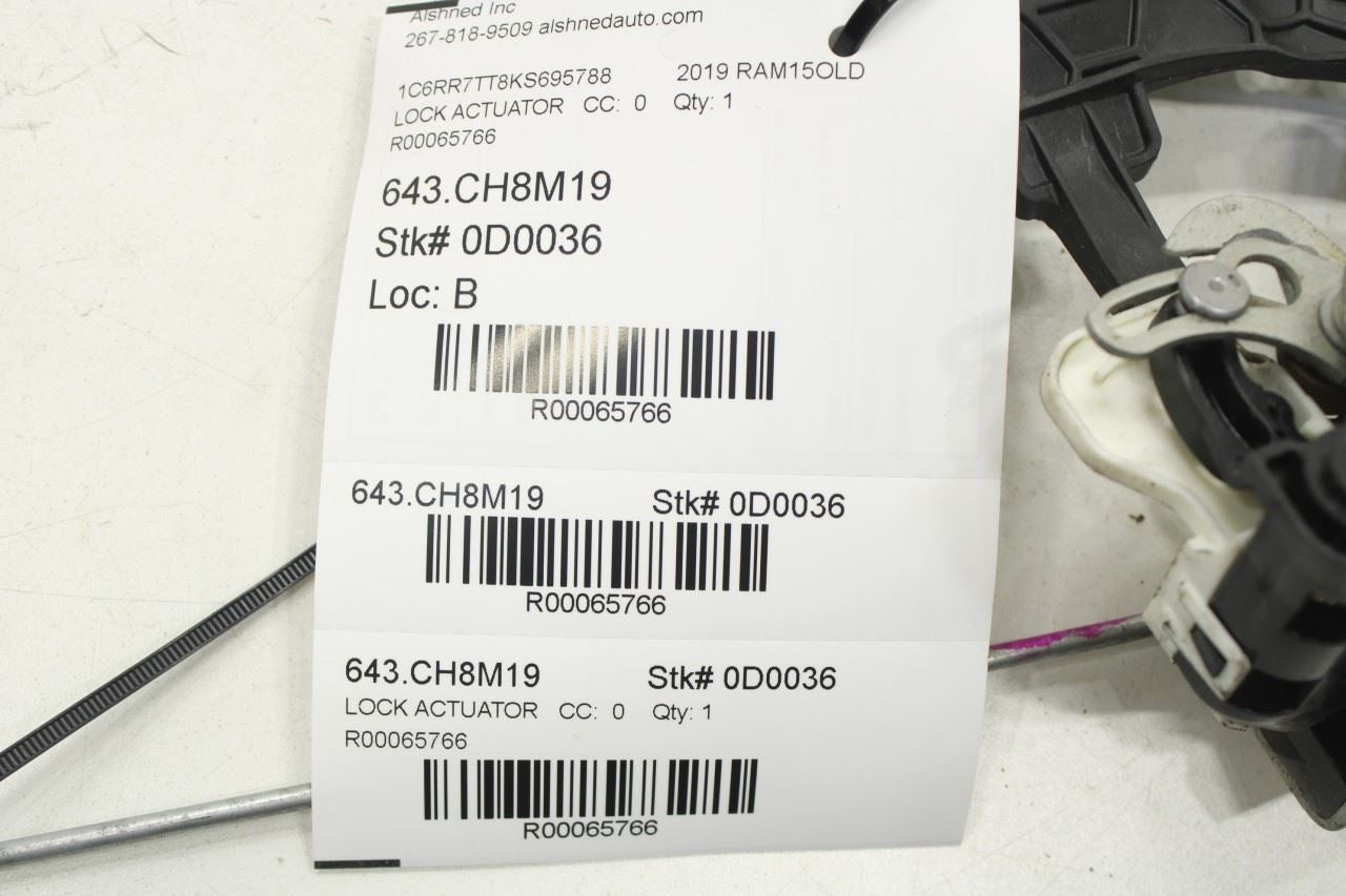 2013-24 Ram 1500 Classic Crew Cab Rear Right Door Lock Latch Actuator 04589650AE - Alshned Auto Parts