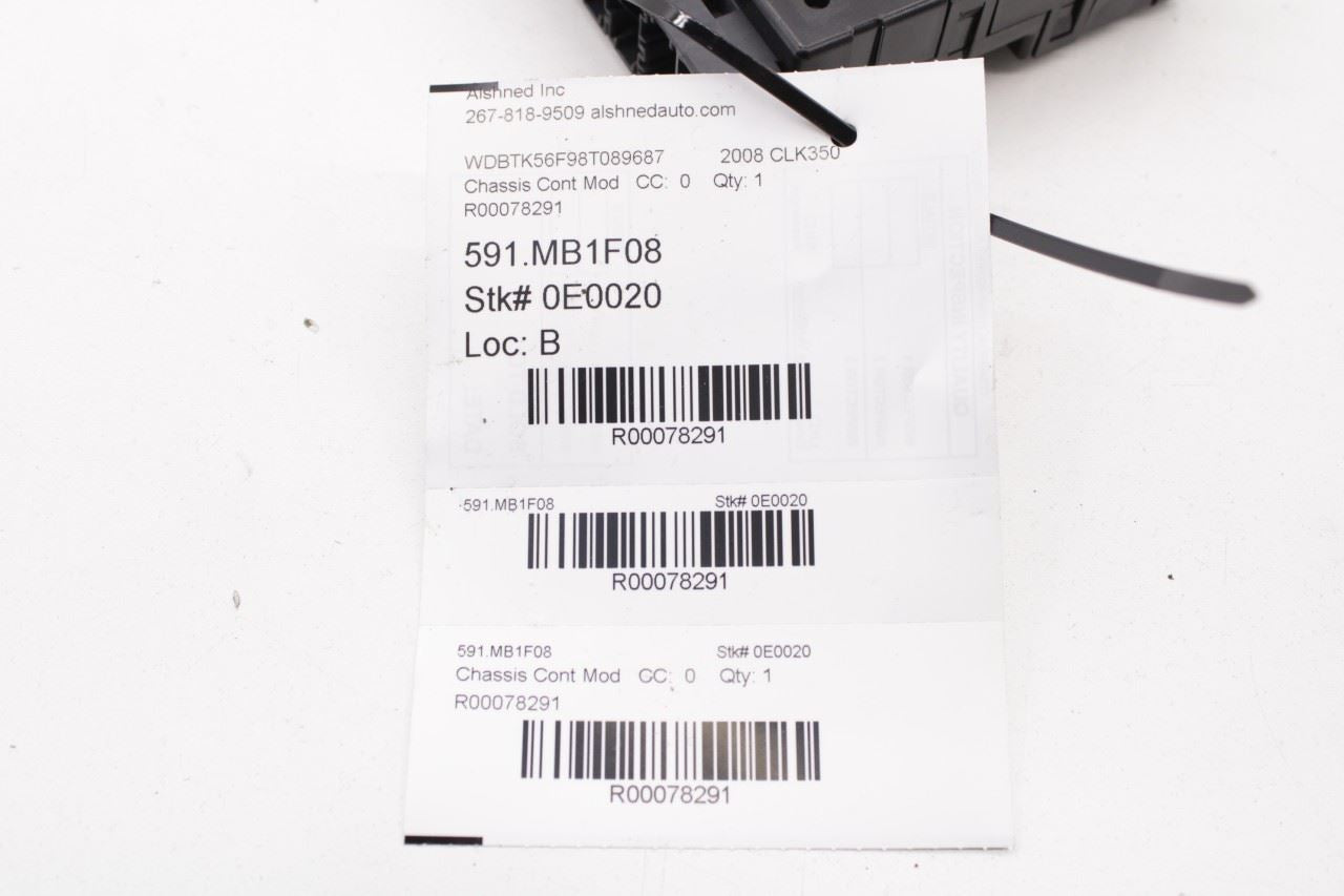 2006-2009 Mercedes-Benz CLK 350 Front Left Power Seat Memory Control Module OEM - Alshned Auto Parts