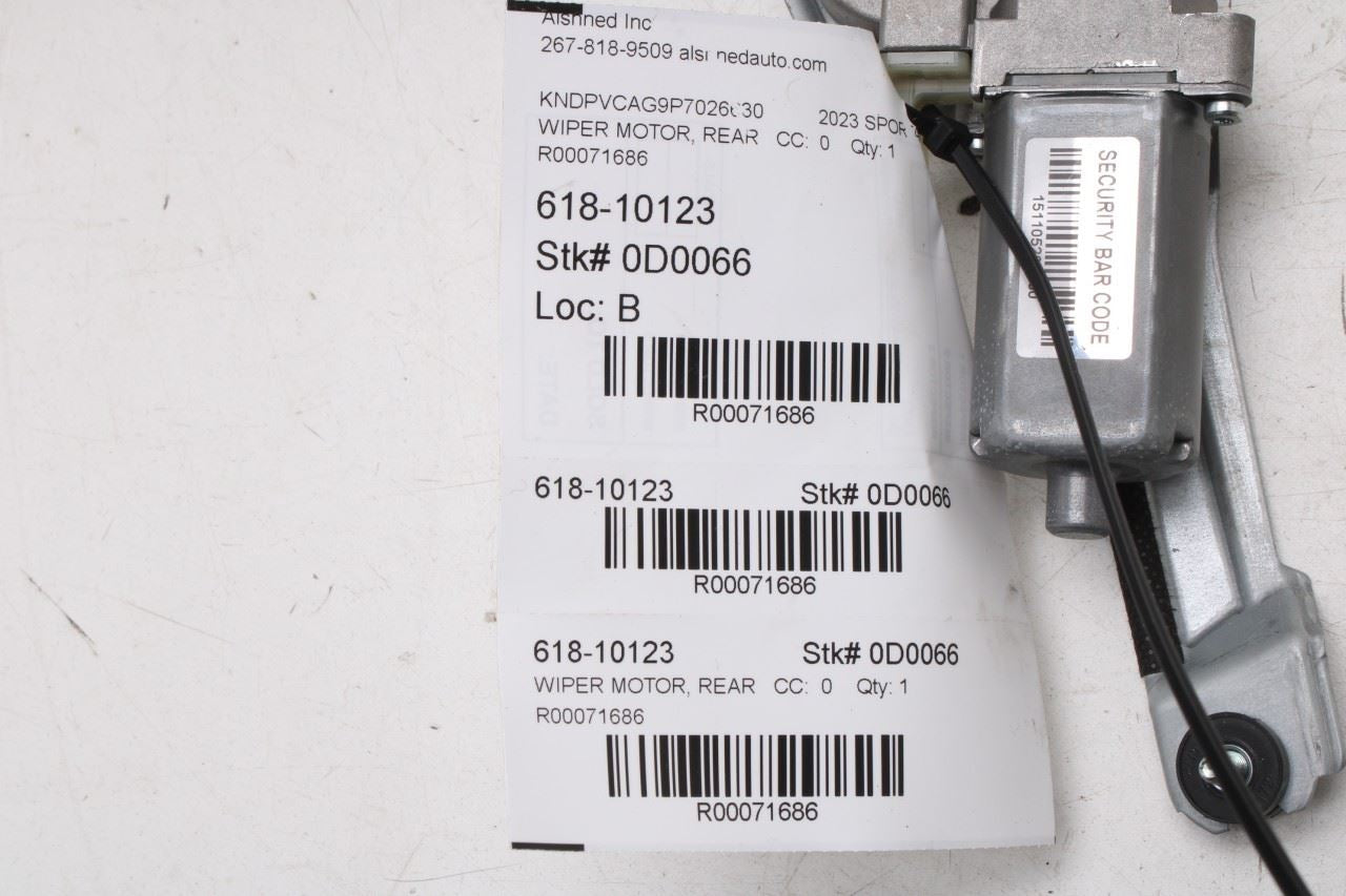 2023-2025 Kia Sportage Hybrid EX Rear Back Window Wiper Motor 98700-P1000 OEM - Alshned Auto Parts