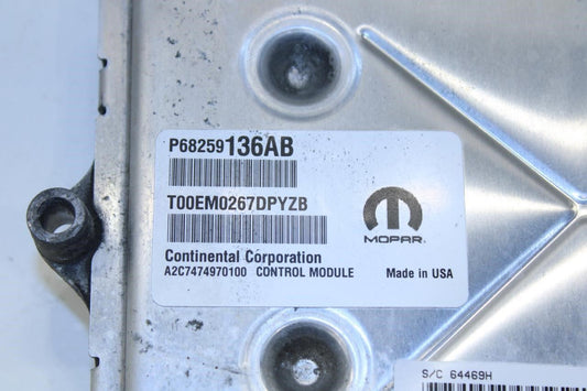 16-2018 Jeep Wrangler Sahara Engine Computer Control Module ECU ECM 68259136AB - Alshned Auto Parts