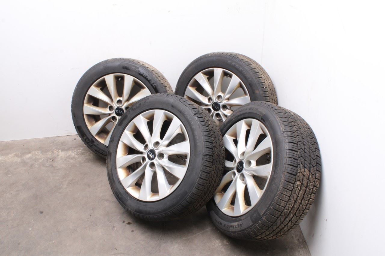 16-18 Kia Optima EX Wheel Tire General Altimax RT45 215/55R17 94T R17x7 Set of 43