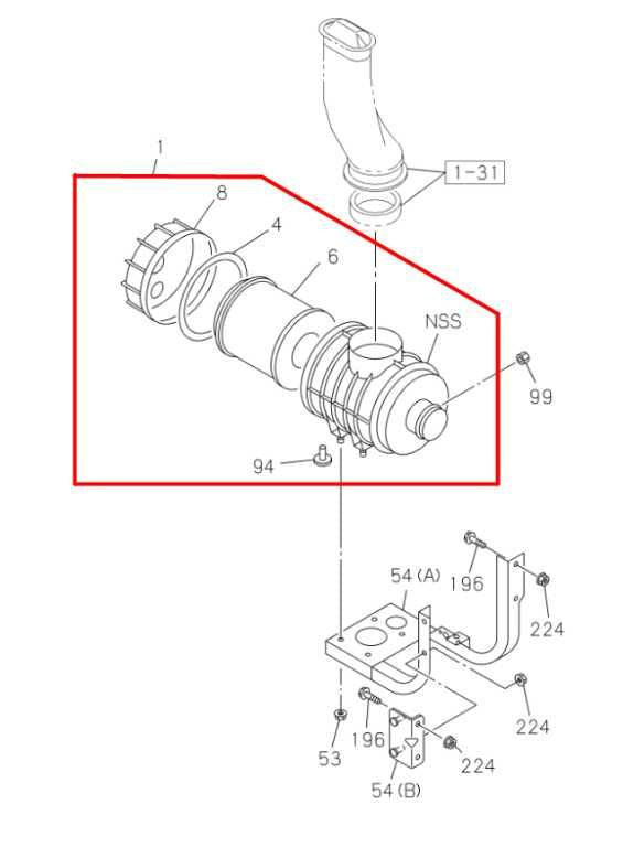 2012-2020 Isuzu NPR HD 6.0L RWD Air Intake Cleaner 8-98050-415-2 OEM - Alshned Auto Parts