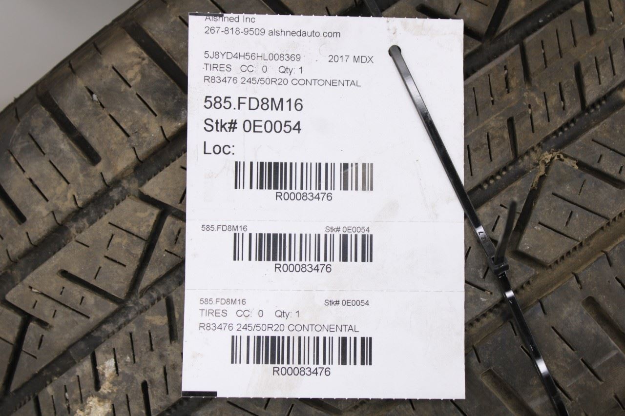 2022 Tire Continental CrossContact LX25 245/50R20 102H R83476 *ReaD*8