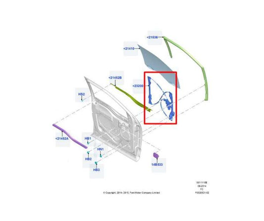 2015-2020 Ford F150 FR LH Side Door Window Regulator w/ Motor FL3Z-1523201-H OEM - Alshned Auto Parts