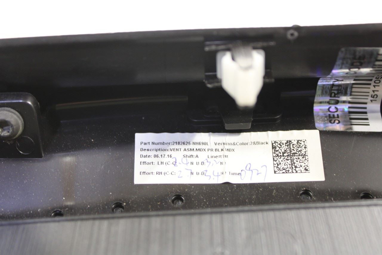 14-20 Acura MDX Rear Console Back Panel w/ Heater AC Control and Air Vent *ReaD* - Alshned Auto Parts