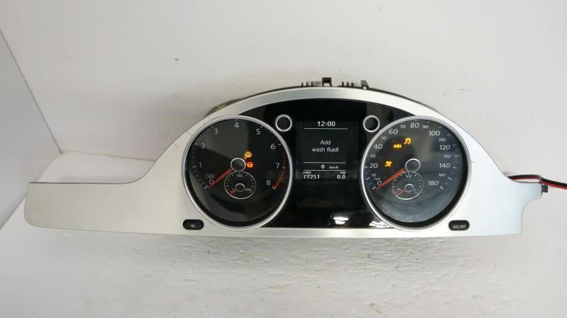 09-10 Volkswagen CC Speed Gauge Instrument Cluster 77K Mileage 3C8-920-970-B OEM - Alshned Auto Parts