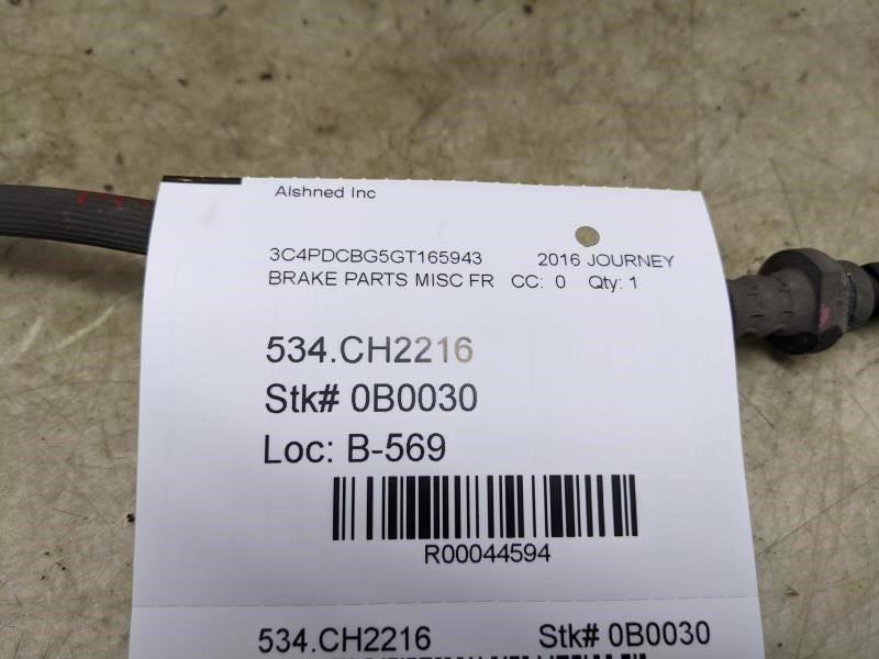 2012-2020 Dodge Journey Rear Right Brake Hydraulic Hose 68171898AB OEM - Alshned Auto Parts