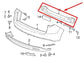 2013-18 Acura RDX Rear Bumper Reinforcement Impact Bar Beam 71530-TX4-A00ZZ OEM - Alshned Auto Parts