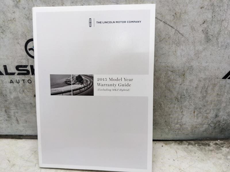 2015 Lincoln MKC Owners Manual Set with Case FJ7J-19A321-AA OEM - Alshned Auto Parts