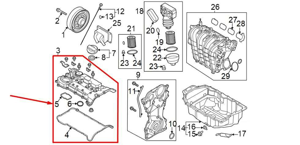 2022-2025 Hyundai Tucson SEL 2.5L Engine Cylinder Head Valve Cover 22410-2S000 - Alshned Auto Parts