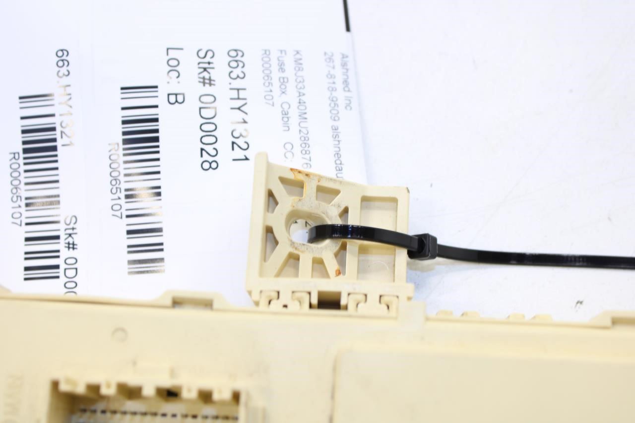 19-21 Hyundai Tucson Value 2.0L Cabin Instrument Panel Fuse Relay Junction Block - Alshned Auto Parts