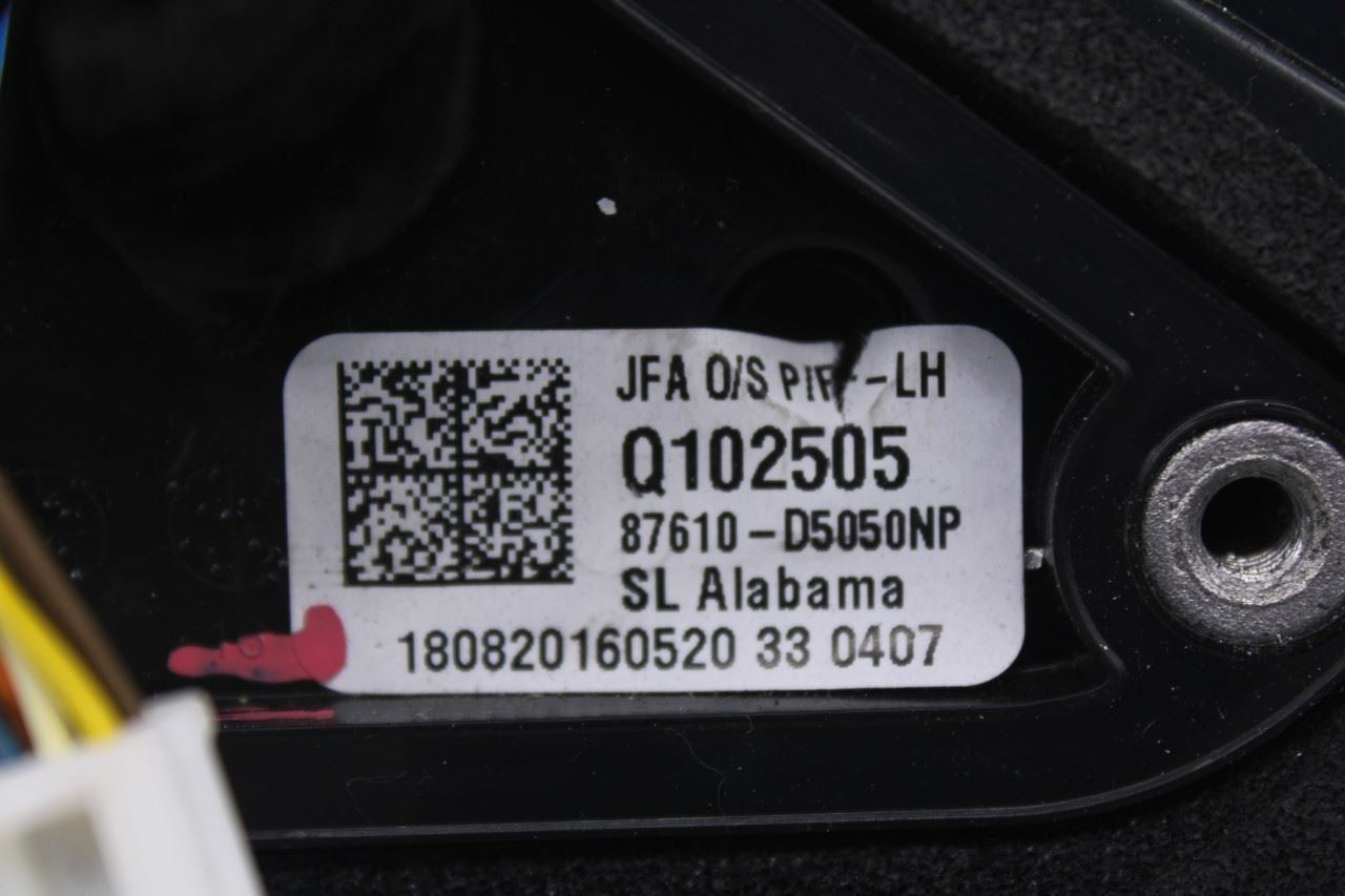 2016-20 Kia Optima EX 2.4L FWD Driver Left Side Rear View Mirror 87610-D5050 OEM12