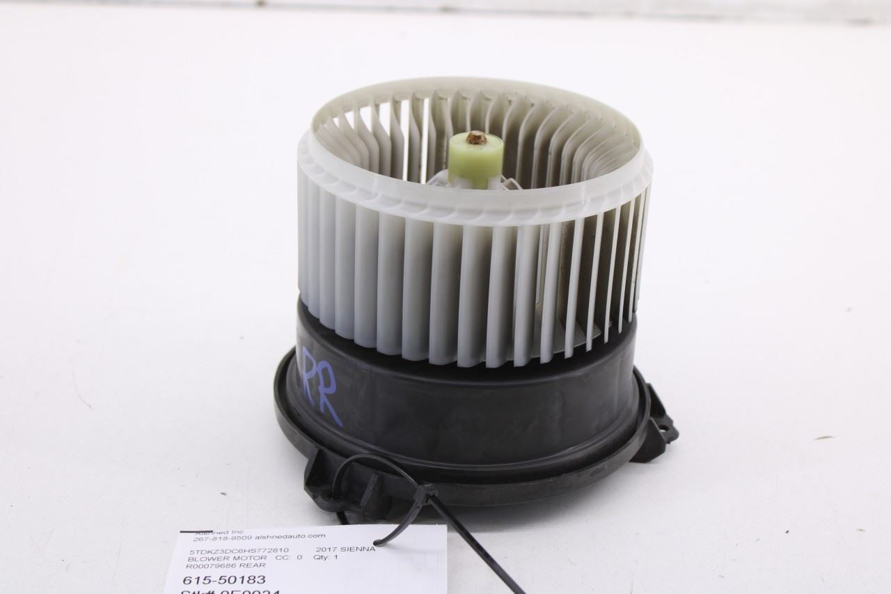 2011-2020 Toyota Sienna LE 3.5L Rear AC Heater HVAC Blower Motor Fan 87103-0C061 - Alshned Auto Parts