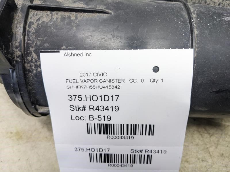 2016-2021 Honda Civic Fuel Vapor Evaporator Emission Canister 17011-TBA-L01 OEM - Alshned Auto Parts