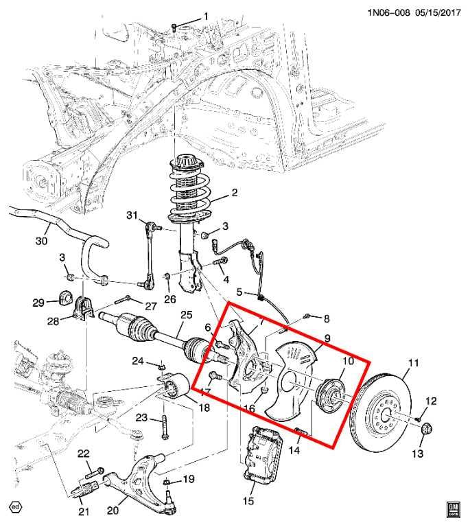 2019-2024 Chevrolet Blazer 2LT Front Right Side Spindle Knuckle Hub 84560118 OEM - Alshned Auto Parts
