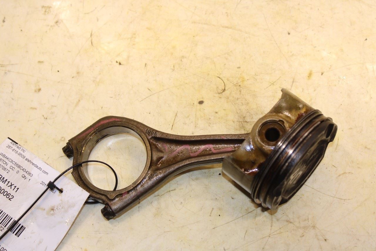 10-12 BMW 750Li xDrive 4.4L Engine Piston Right 4 w/ Connecting Rod 11257613626 - Alshned Auto Parts