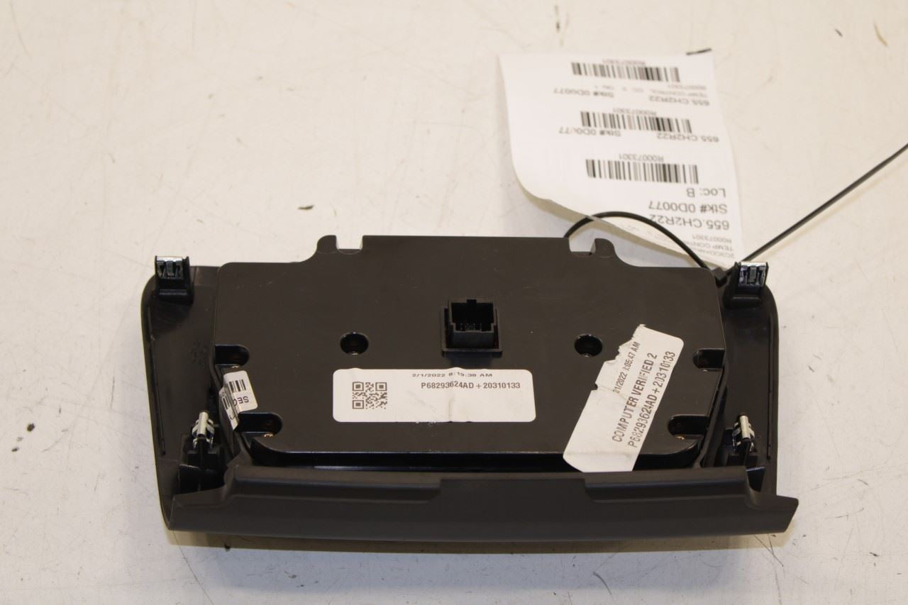 17-23 Dodge Charger GT AWD Dash CTR Stack Controls Radio AC Heater 68293624AD - Alshned Auto Parts