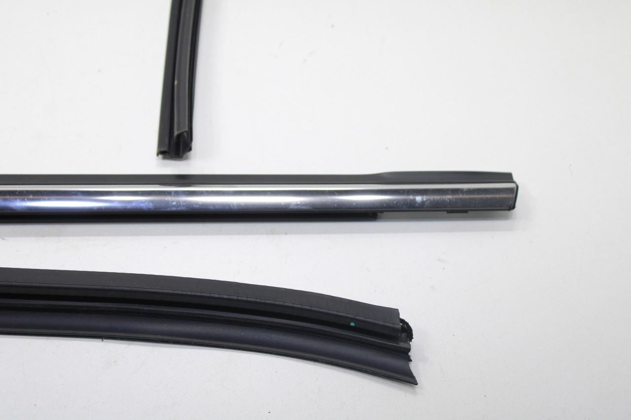 17-22 Nissan Rogue Sport SL AWD FR LH Door Run Channel Belt Outer Inner Molding - Alshned Auto Parts