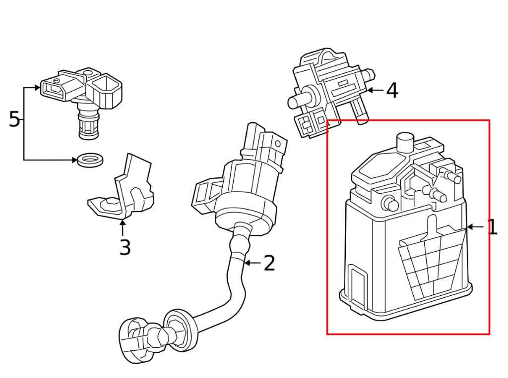 2016-19 Buick Cascada 1.6L Fuel Vapor Evaporator Emission Canister 85611391 OEM1
