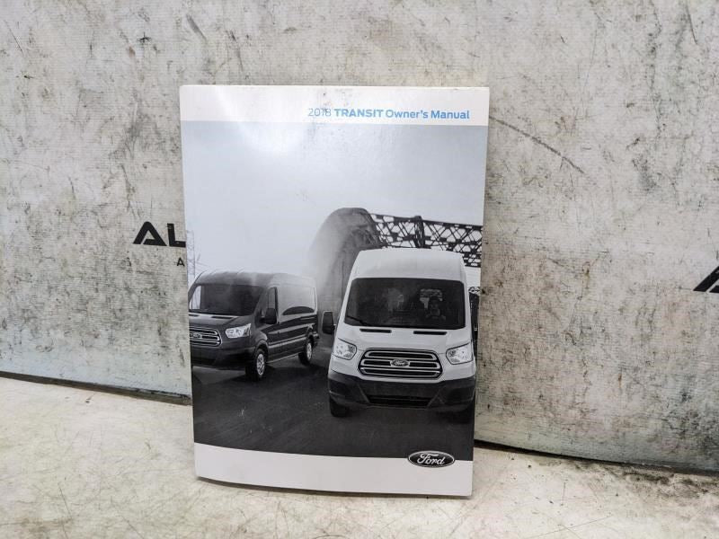 2018 Ford Transit Owners Manual Set with Case JK3J-19A321-AA OEM - Alshned Auto Parts