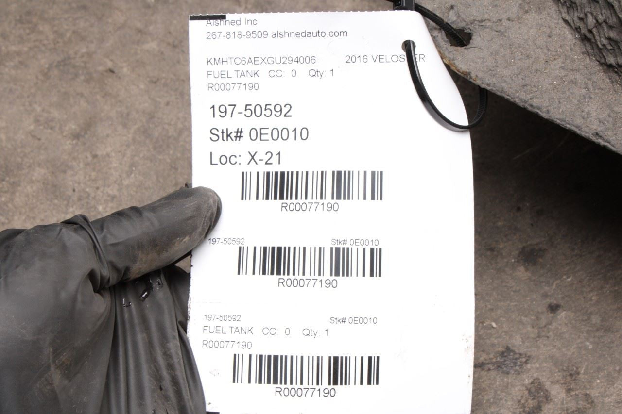 2012-2017 Hyundai Veloster Turbo 1.6L Fuel Gas Tank 13.2 US Gallons 31150-2V500 - Alshned Auto Parts