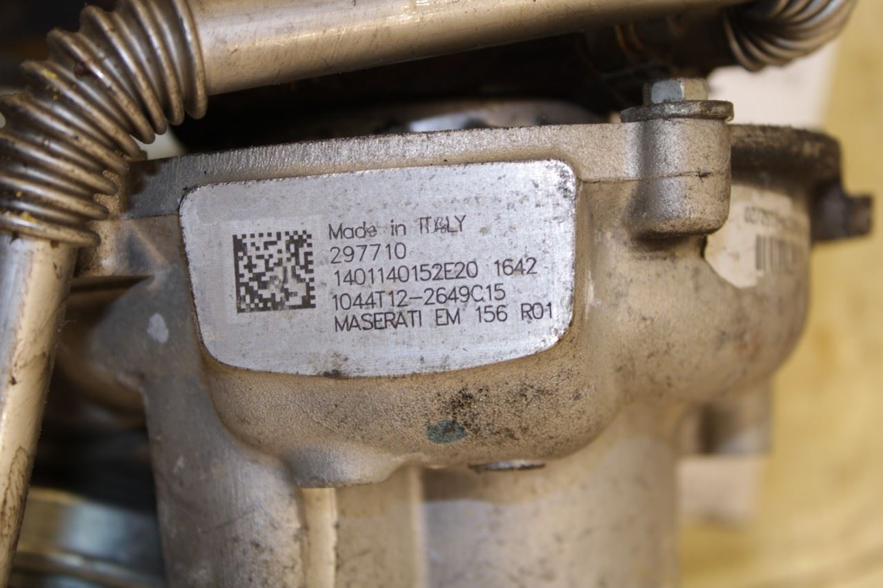 14-20 Maserati Ghibli S Q4 3.0L AWD Right Side Engine Turbocharger Manifold 57K - Alshned Auto Parts