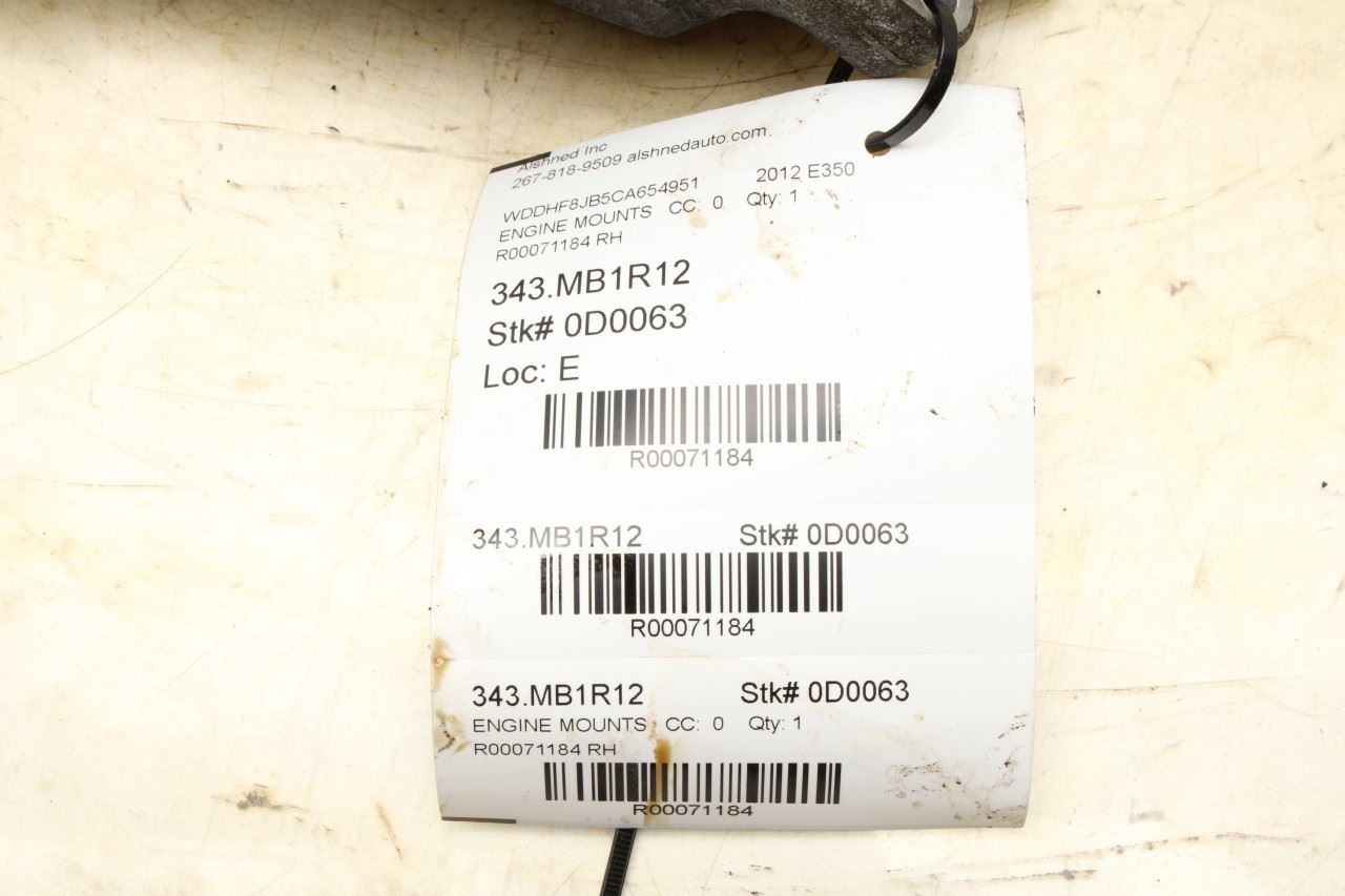 2012-16 Mercedes-Benz E350 Sport 4Matic 3.5L AWD Left Side Engine Mount Bracket - Alshned Auto Parts