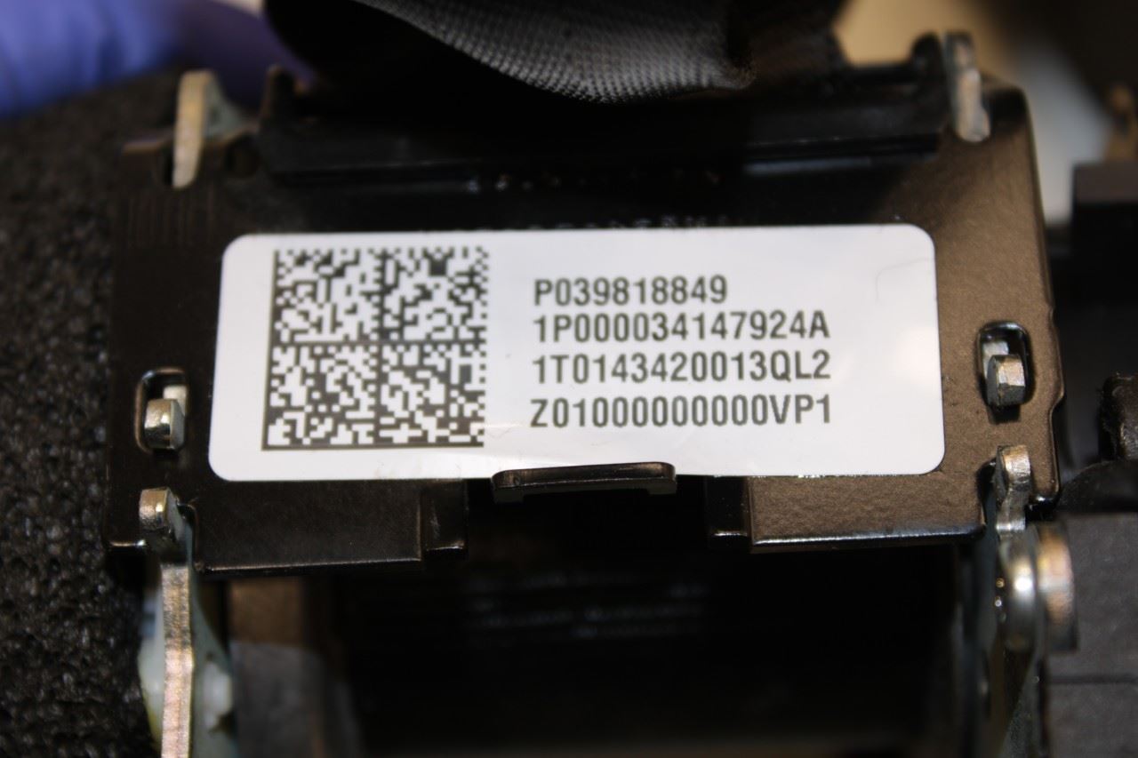 15-16 Volvo S60 T5 Premier 2.0L Rear Driver LH Side 2nd Row Seat Belt Retractor - Alshned Auto Parts