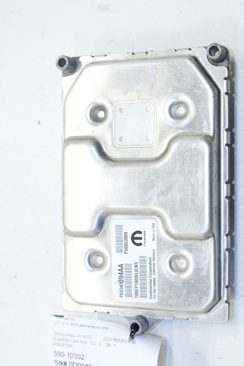 2018-2021 Jeep Renegade Sport 2.4L FWD Engine Computer Control Module ECU ECM - Alshned Auto Parts