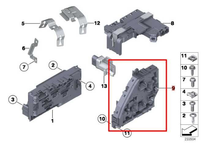 2010-2012 BMW 750Li xDrive 4.4L AWD Rear Power Distribution Fuse Relay Block - Alshned Auto Parts